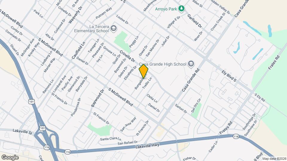 1570 Bungalow Ln Map and Location Details