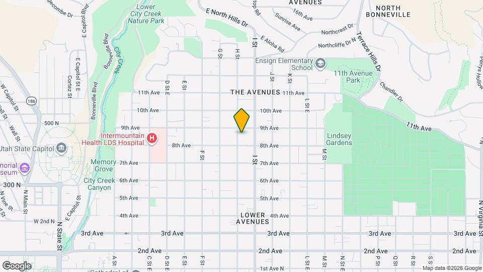 428 N H St Mapa y Detalles de la Ubicación