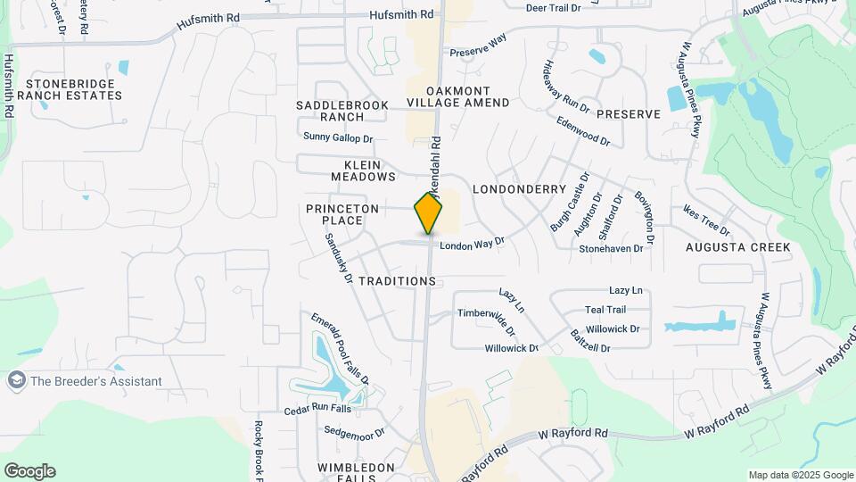 8500 London Way Dr Map and Location Details