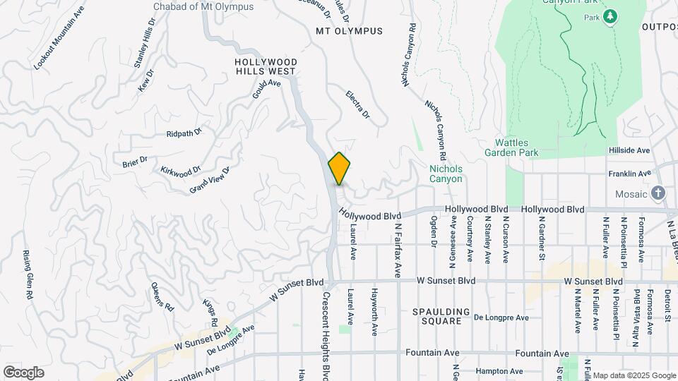 1722 Laurel Canyon Blvd Map and Location Details