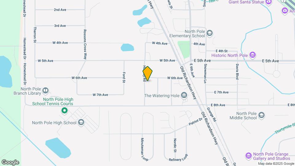 606 Holiday Rd, Unit # A Map and Location Details