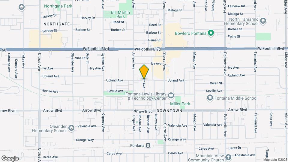 8305 Bennett Ave Map and Location Details