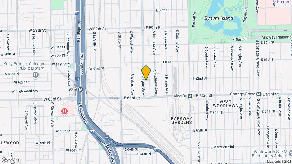 6205 S Michigan Ave Mapa y Detalles de la Ubicación