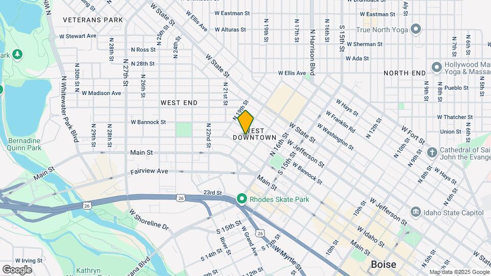 214 N 18th St Map and Location Details