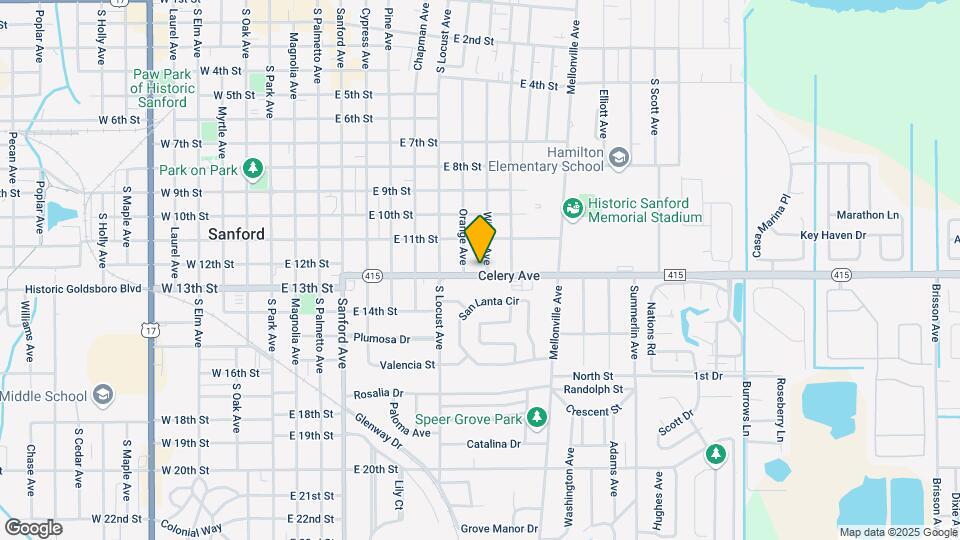 1130 Willow Ave Map and Location Details