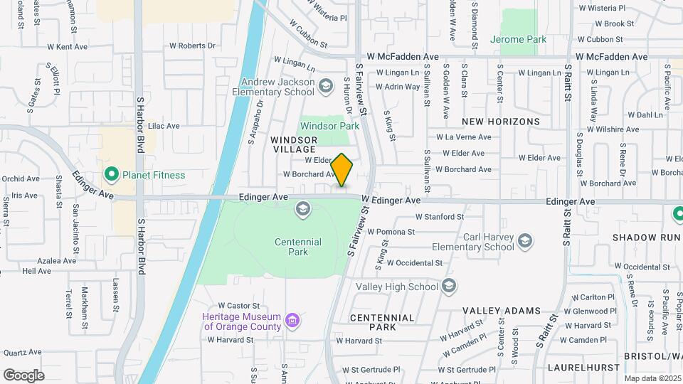 2829 W Edinger Ave Map and Location Details