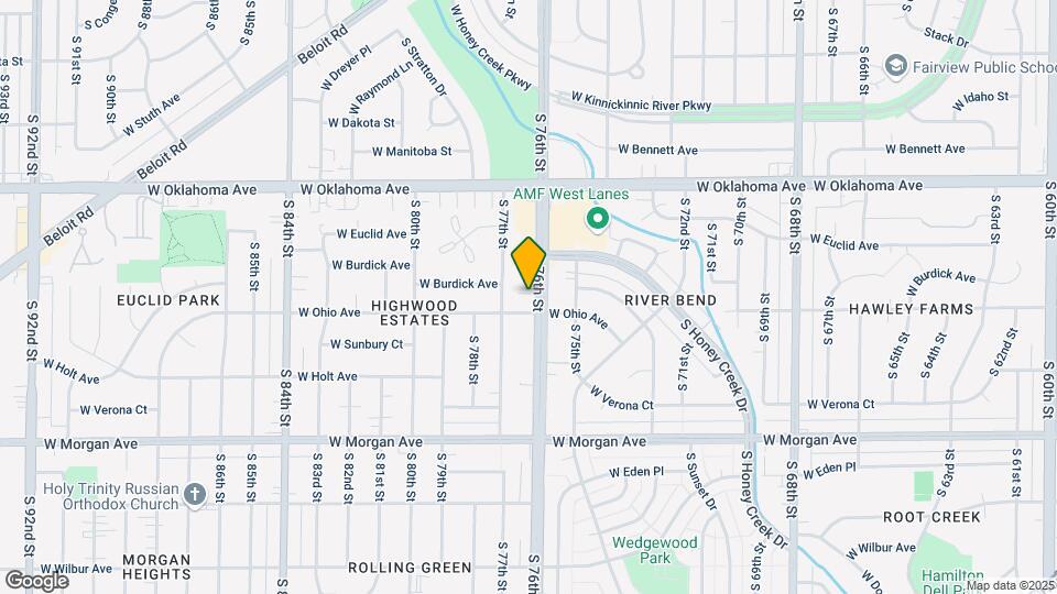 3239 S 76th St Map and Location Details