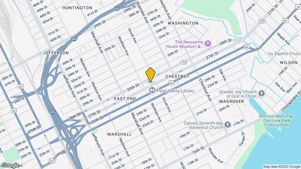 921 27th St Map and Location Details