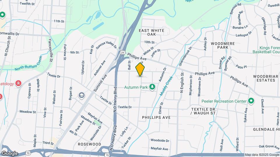 1525 Tucker St Map and Location Details