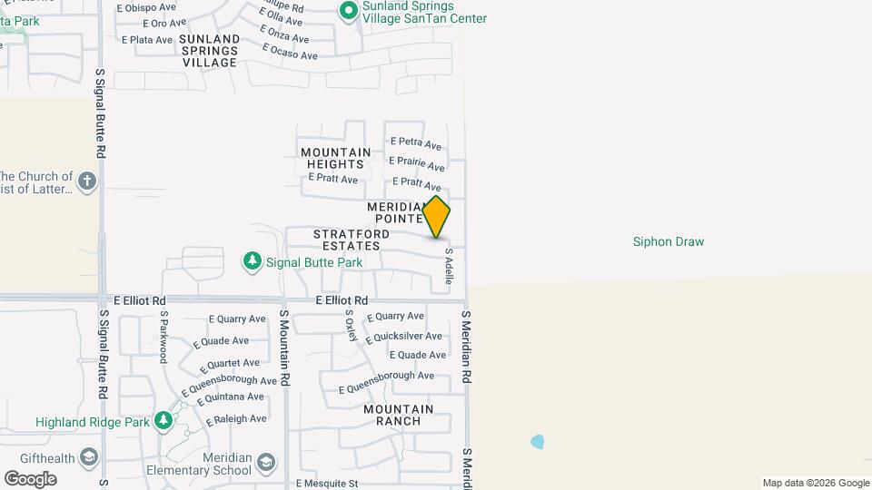 11525 E Persimmon Ave Mapa y Detalles de la Ubicación