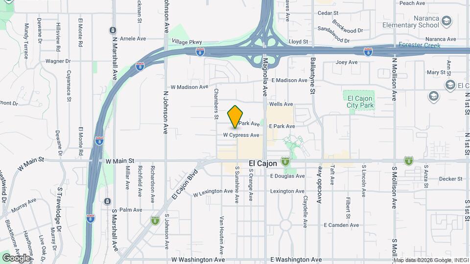 314-318 W Cypress Ave Map and Location Details