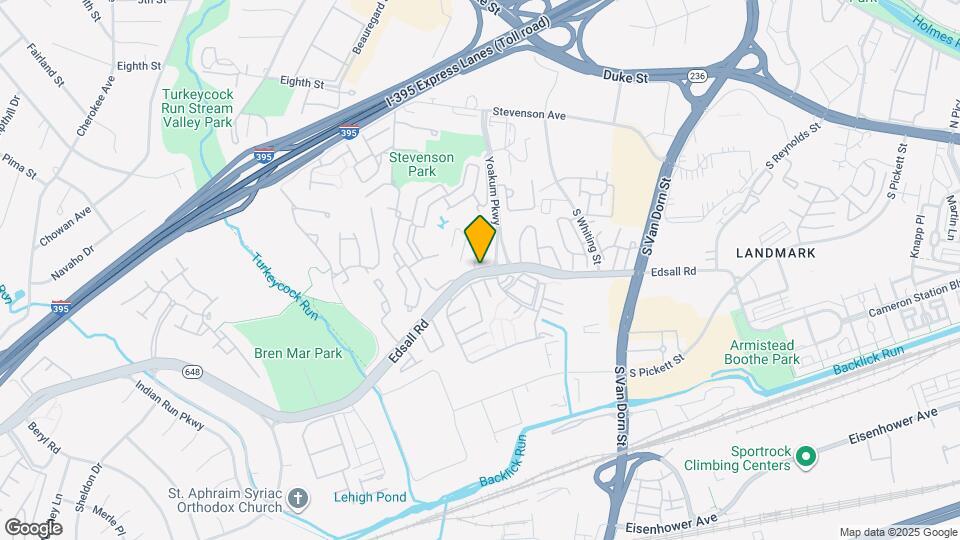 6141 Edsall Rd Map and Location Details