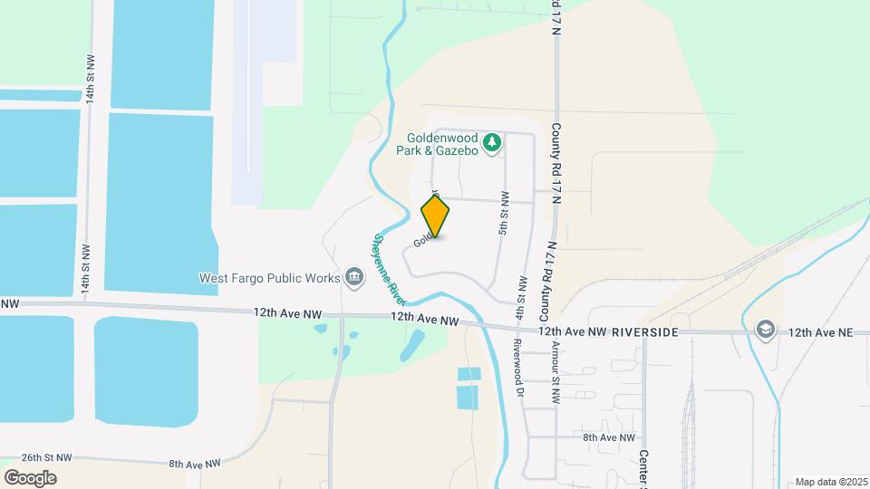 1305 Goldenwood Dr Map and Location Details