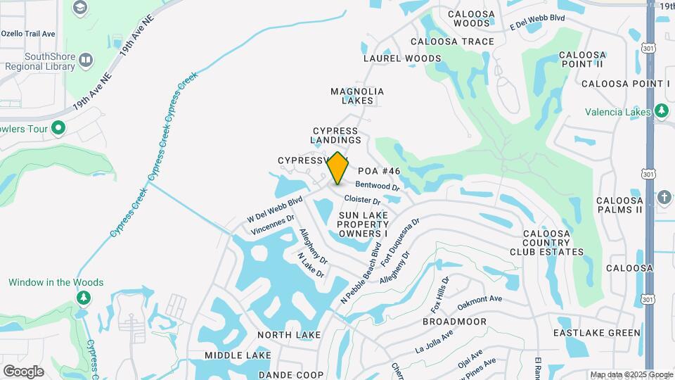 1707 Cloister Dr Map and Location Details