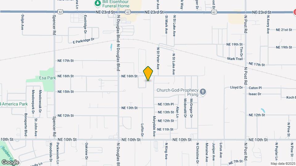 1608 Melinda Ln Map and Location Details