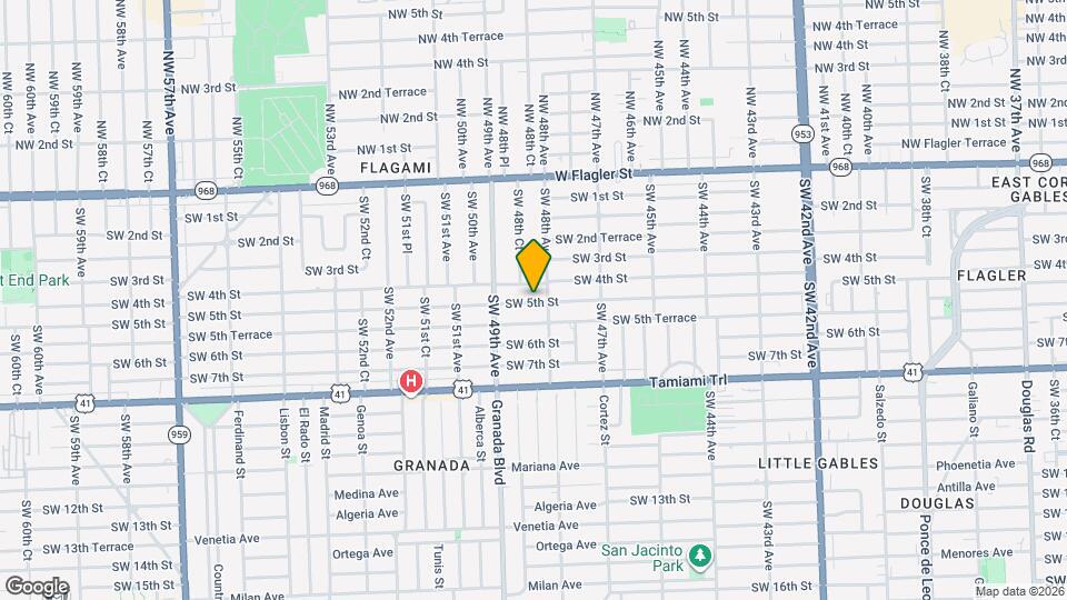 4821 SW 5th St Map and Location Details