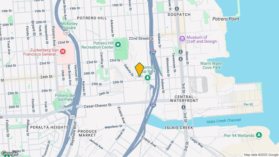 1512 25th St Map and Location Details