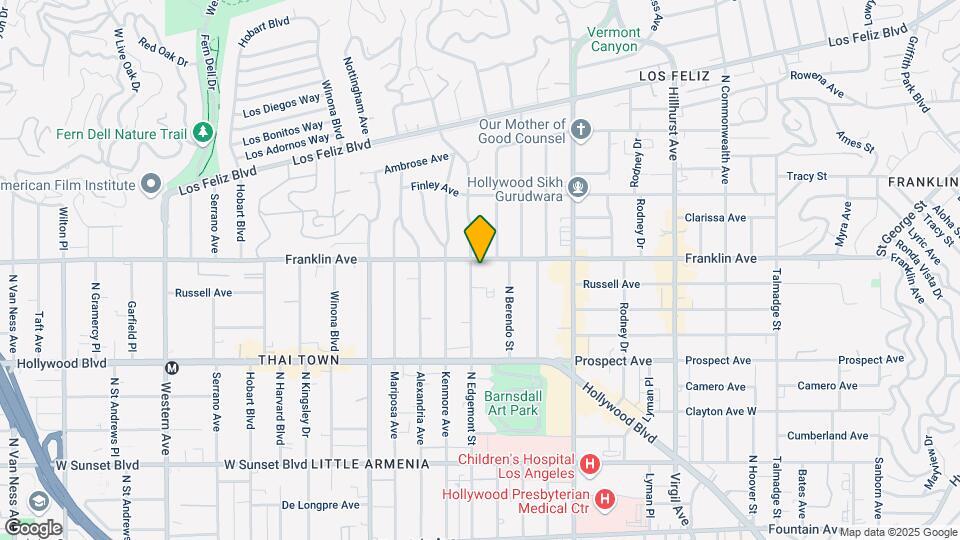 1852-1862 N Edgemont St Map and Location Details