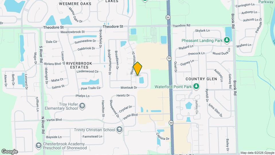5005 Corning Ct Map and Location Details