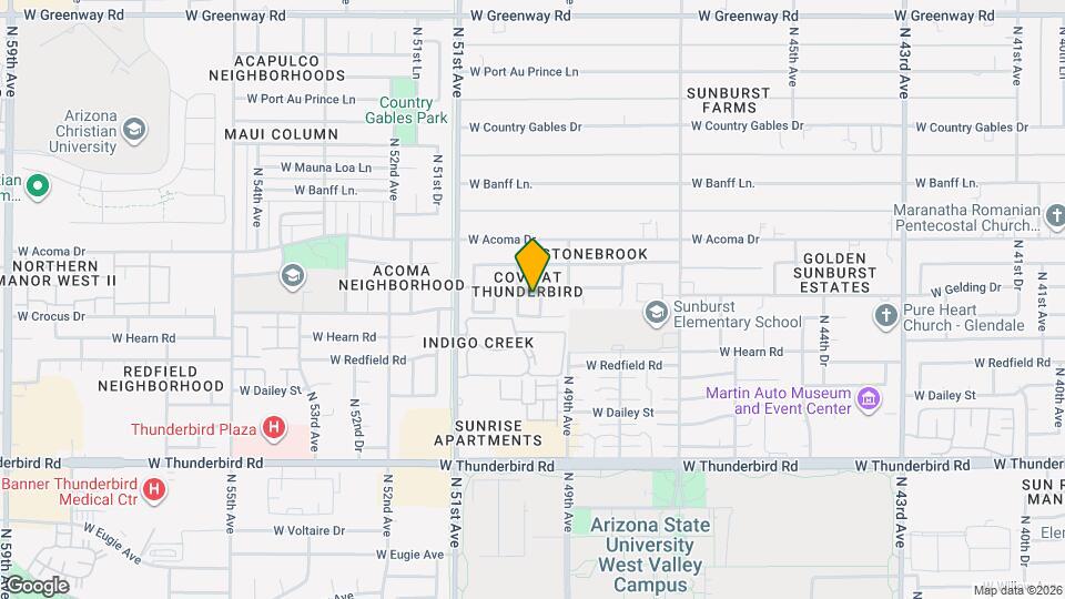 14244 N 49th Dr Mapa y Detalles de la Ubicación