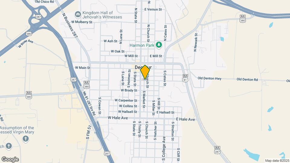 104 E Shoemaker St Map and Location Details