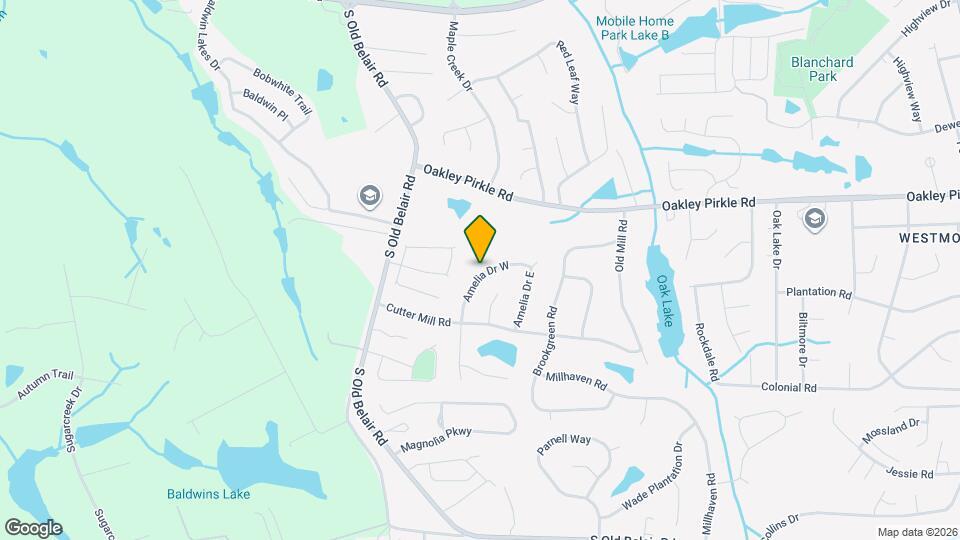 233 Amelia Dr W Map and Location Details