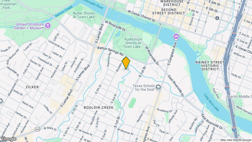 716 Post Oak St Map and Location Details