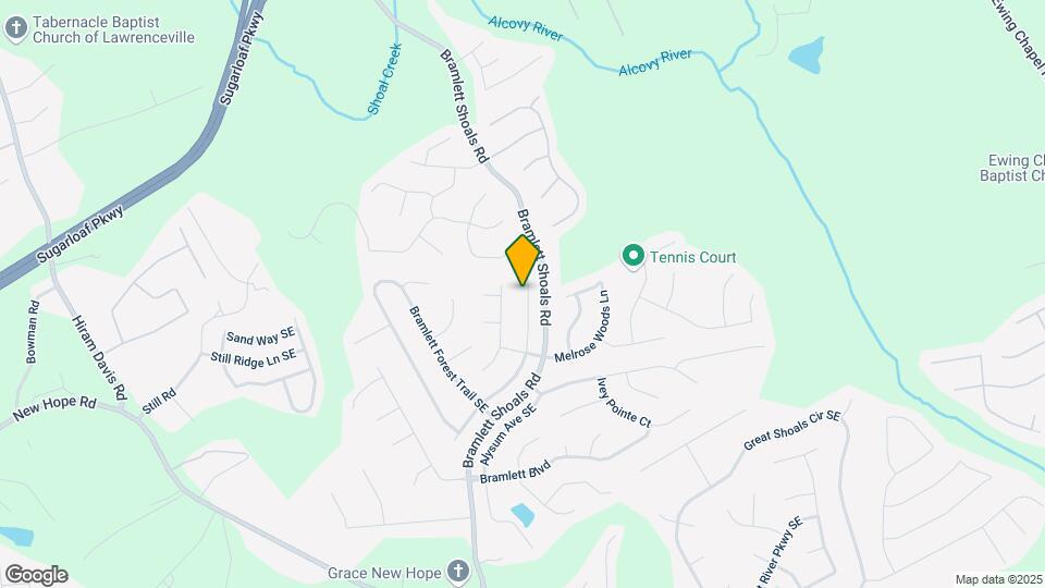 1376 Bramlett Forest Ct SE Map and Location Details