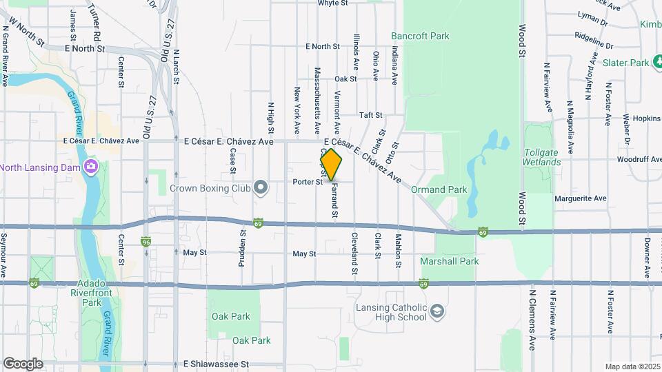 1138 Porter St Map and Location Details