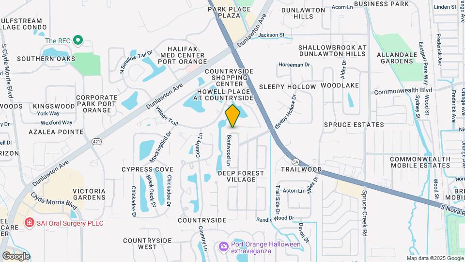 909 Bentwood Ln Map and Location Details