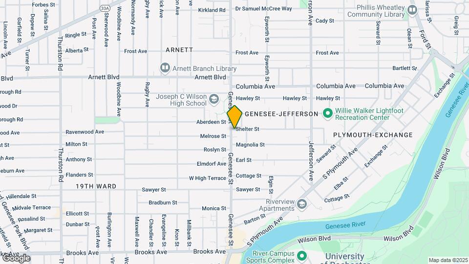 580 Genesee St, Unit Up Map and Location Details