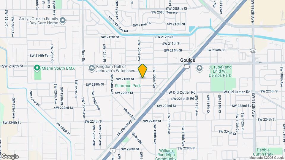 12140 SW 218th St Mapa y Detalles de la Ubicación