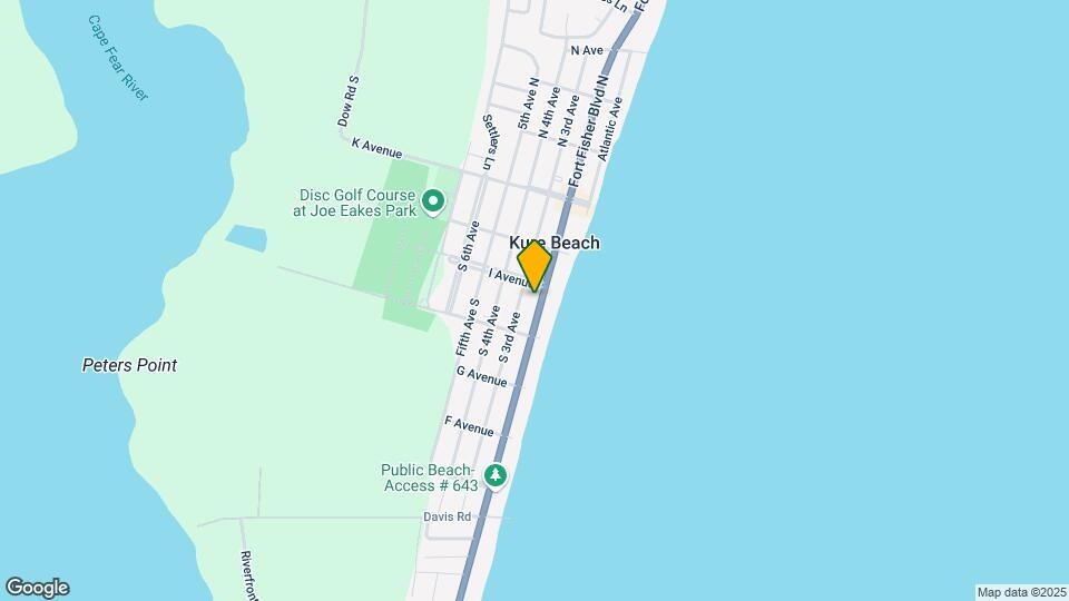 314 Fort Fisher Blvd S Map and Location Details