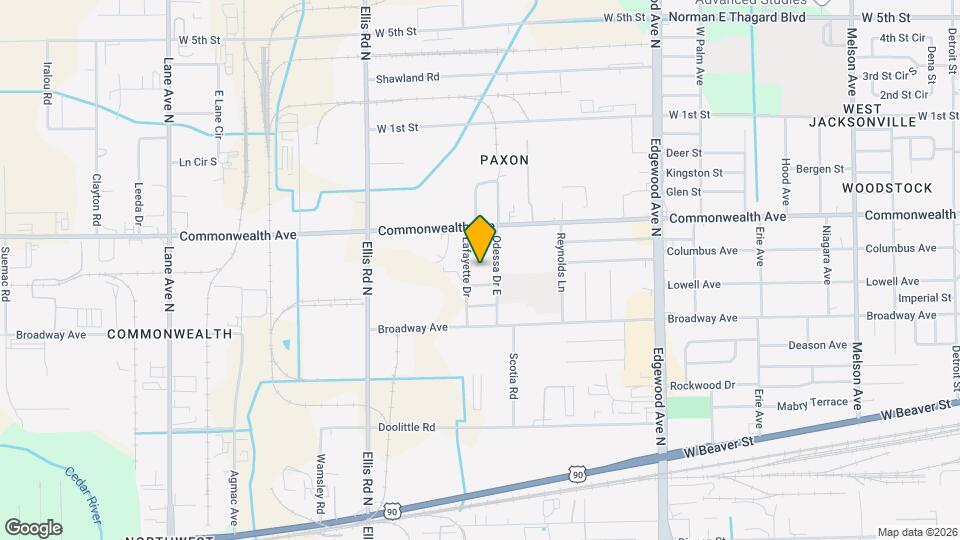 920 George Cir Map and Location Details