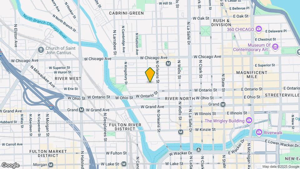 363 W Erie St, Unit 28C Map and Location Details