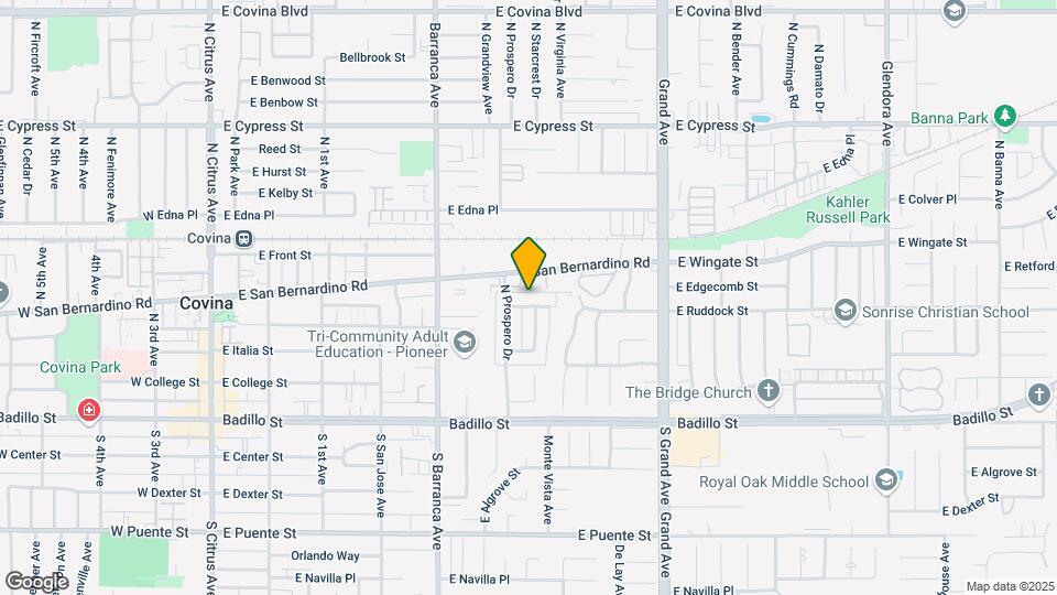653 E Ruddock St Map and Location Details