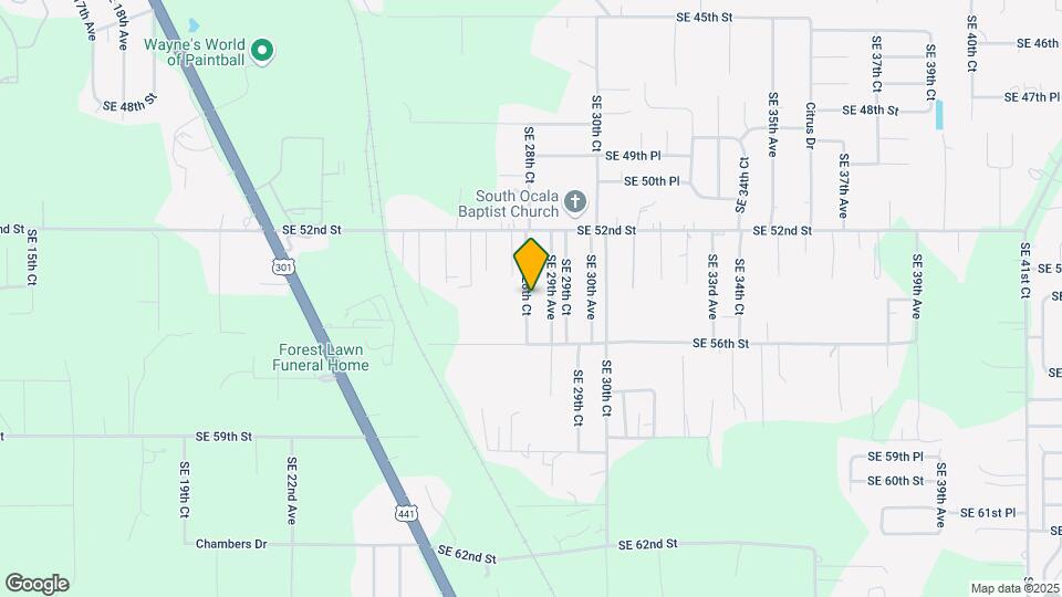 5401 SE 28th Ct Map and Location Details