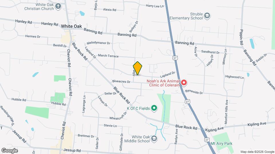 3233 Lapland Dr Map and Location Details