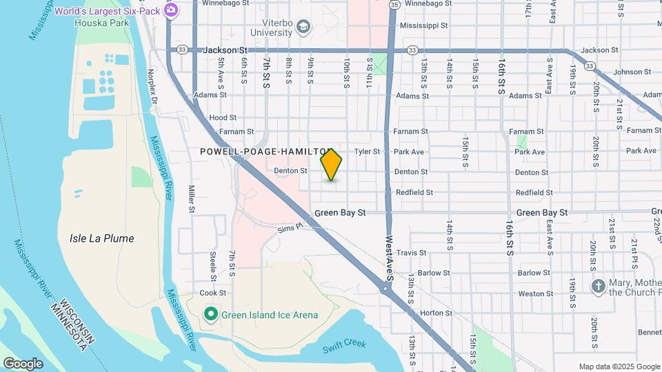 929 Redfield St Map and Location Details