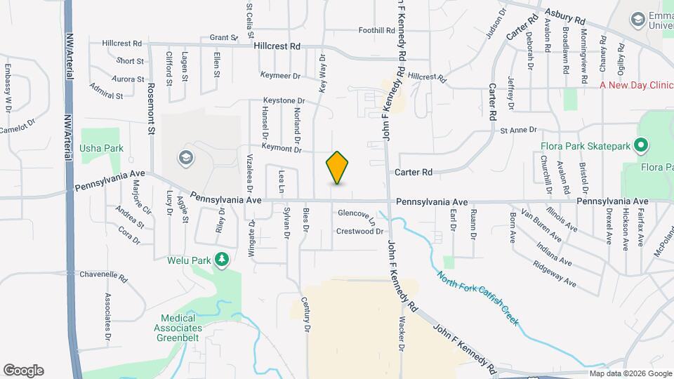 1710 Westridge Ct Map and Location Details