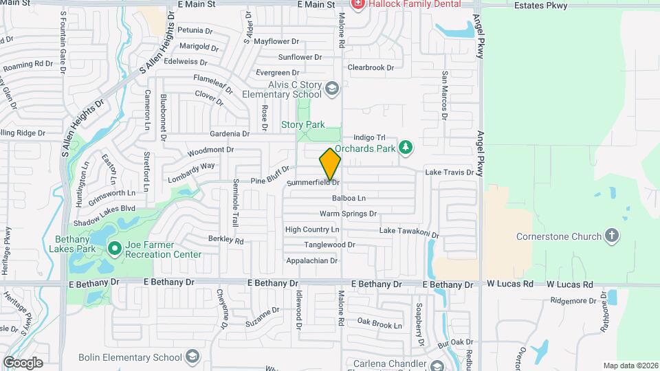 1530 Summerfield Dr Map and Location Details