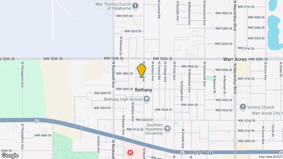 4807 N Mueller Ave Map and Location Details