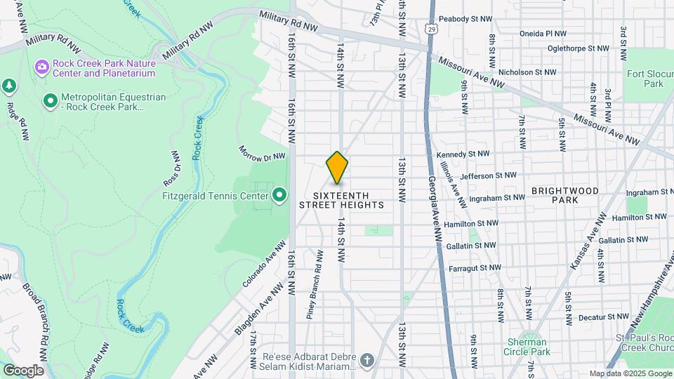 5310 14th St NW Map and Location Details