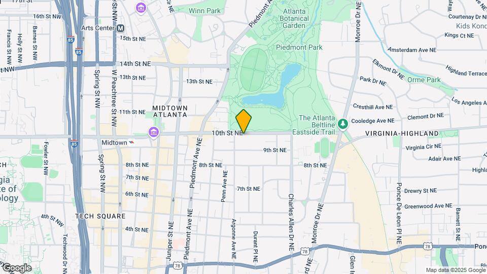 321-325 10th St NE Map and Location Details
