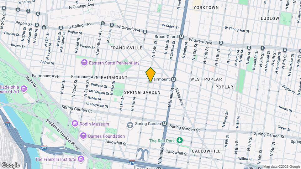 651 N 16th St Map and Location Details