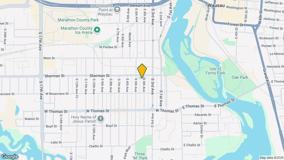 912 S 4th Ave Map and Location Details