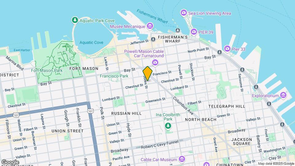 780 Chestnut St Map and Location Details