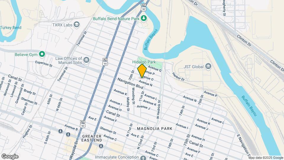 7031 Avenue N-Unit -A Map and Location Details