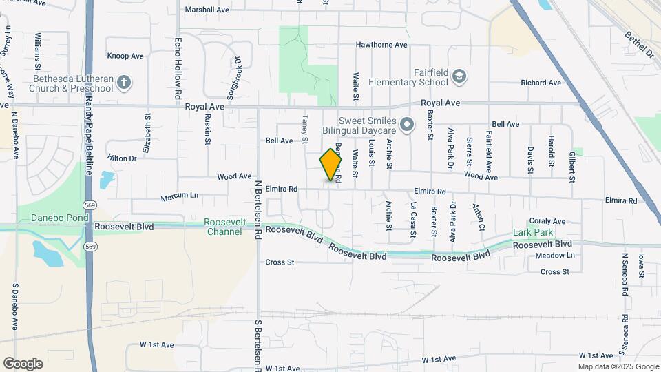 3861 Elmira Rd Map and Location Details