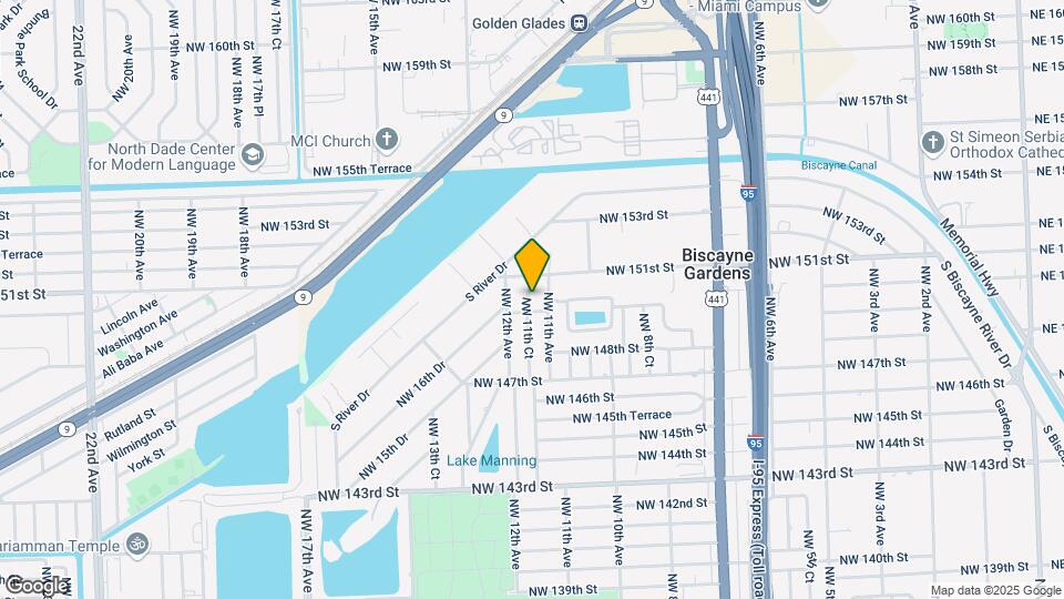 15001 NW 11th Ct Map and Location Details